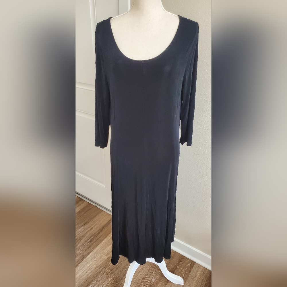 Kiara Black Long Sleeve Dress XL